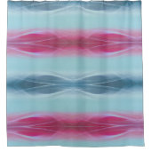 Abstracte bicolor douchegordijn (Voorkant)