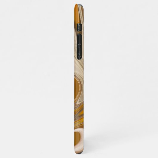 Abstracte biertijd iPhone hoesje (Linkerkant)