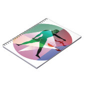 abstracte bil notitieboek (Linkerzijde)