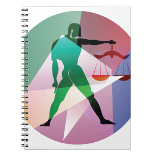 abstracte bil notitieboek