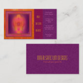 Abstracte binnenste sancties visitekaartje (Voorkant / Achterkant)