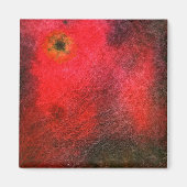 abstracte "Black Star" Art Magnet (Voorkant)