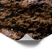 Abstracte bladboomstam groen poster (Hoek)