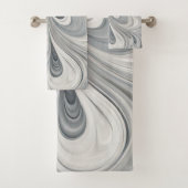 Abstracte bladeren 2 badhanddoeken bad handdoek (Insitu)