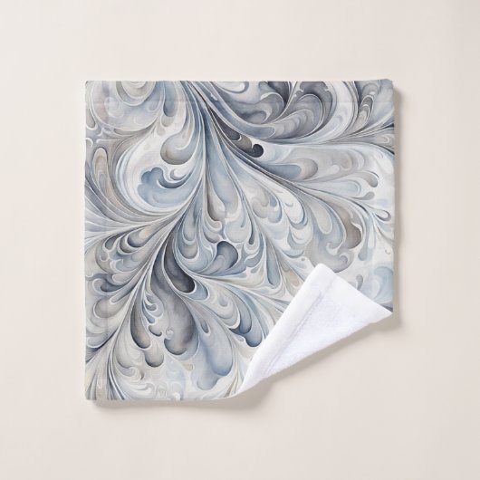 Abstracte bladeren badhanddoeken bad handdoek (Wasdoekje)