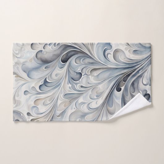 Abstracte bladeren badhanddoeken bad handdoek (Handdoek)