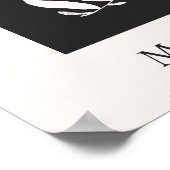 Abstracte bladeren Cutouts Matisse minimalistische Poster (Hoek)