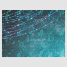 Abstracte bladeren en strijklichten op groen