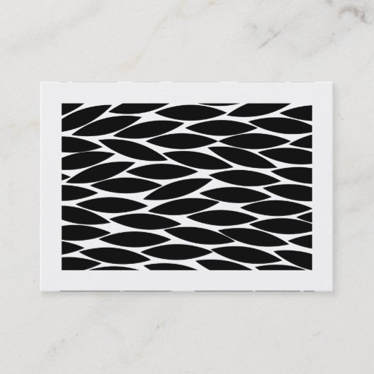 Abstracte bladeren (grenzen) visitekaartje (Voorkant)