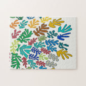 Abstracte bladeren, legpuzzel (Horizontaal)