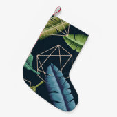 Abstracte bladeren: veelhoekige lijn naadloos. kleine kerstsok (Voorkant (Hangend))