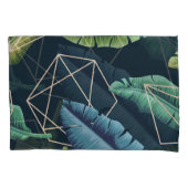 Abstracte bladeren: veelhoekige lijn naadloos. kussensloop (Voorkant)