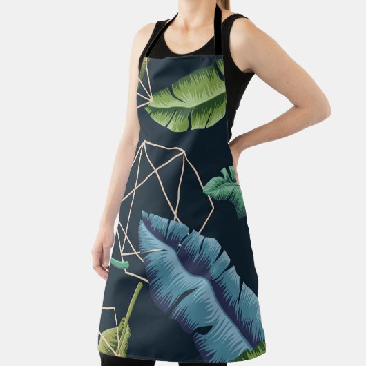 Abstracte bladeren: veelhoekige lijn naadloos. schort (Insitu)