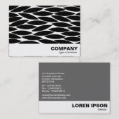 Abstracte bladeren visitekaartje (Voorkant / Achterkant)