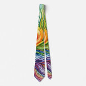 Abstracte bladnerf regenboog waterverf das (Voorkant)