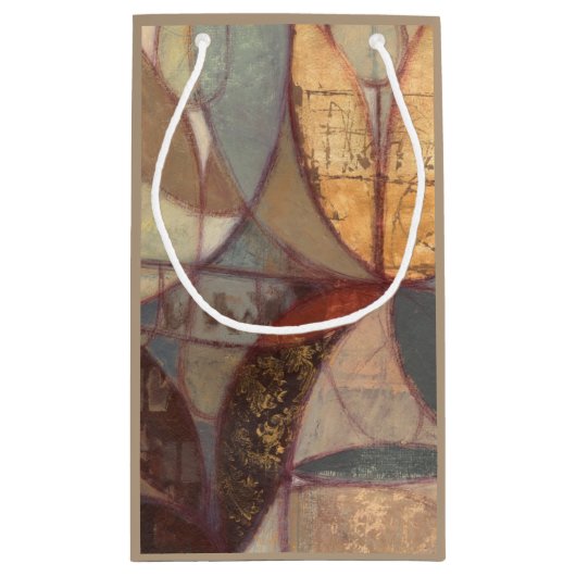 Abstracte bladschilderij van Floral door Norman Wy Klein Cadeauzakje (Achterkant)