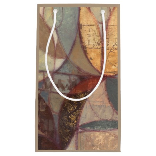 Abstracte bladschilderij van Floral door Norman Wy Klein Cadeauzakje (Voorkant)