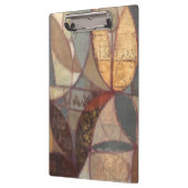 Abstracte bladschilderij van Floral door Norman Wy Klembord (Links)