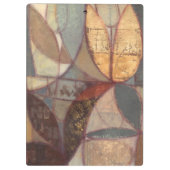 Abstracte bladschilderij van Floral door Norman Wy Klembord (Achterkant)