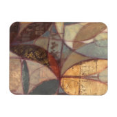 Abstracte bladschilderij van Floral door Norman Wy Magneet (Horizontaal)