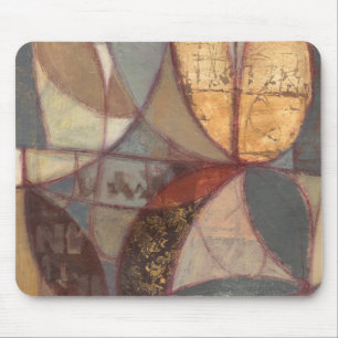 Abstracte bladschilderij van Floral door Norman Wy Muismat