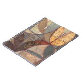 Abstracte bladschilderij van Floral door Norman Wy Notitieboek (Linkerzijde)