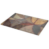 Abstracte bladschilderij van Floral door Norman Wy Snijplank (Hoek)