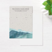 Abstracte blauw Blauwgroen Kaarten voor het oormer Visitekaartje (Bureau)