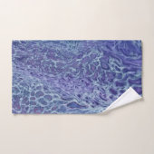 Abstracte blauw- en violetzout bad handdoek (Handdoek)