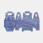 Abstracte blauw- en violetzout bedankdoosjes (Uitgevouwen)