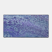 Abstracte blauw- en violetzout bureaumat (Voorkant)