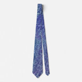 Abstracte blauw- en violetzout stropdas (Voorkant)