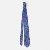 Abstracte blauw- en violetzout stropdas (Achterkant)