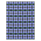 Abstracte blauw Gentian Flower Tafelkleed (Voorkant)