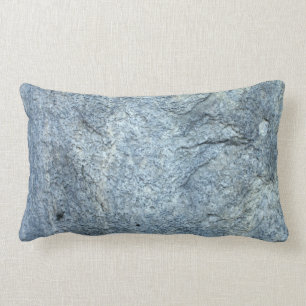 Abstracte blauw-grijze stontextuur kussen