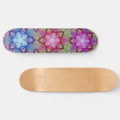 ABSTRACTE BLAUW PINK PAARSE STARS PERSOONLIJK SKATEBOARD (Horizontaal)