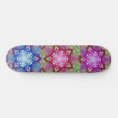 ABSTRACTE BLAUW PINK PAARSE STARS PERSOONLIJK SKATEBOARD (Horizontaal)