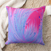 Abstracte blauw roze betoverde tuin kussen (Deken)