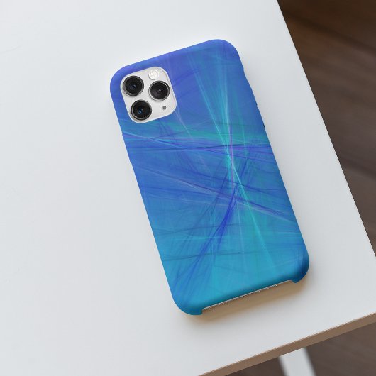 Abstracte blauw Turquoise Gradiënt Case-Mate iPhone Case