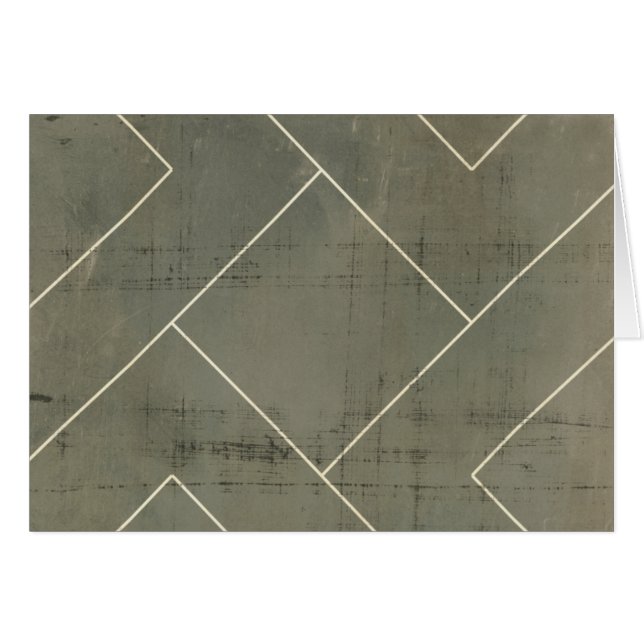 Abstracte blauwdruk met geometrische vormen (Voorkant Horizontaal)