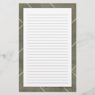 Abstracte blauwdruk met geometrische vormen briefpapier