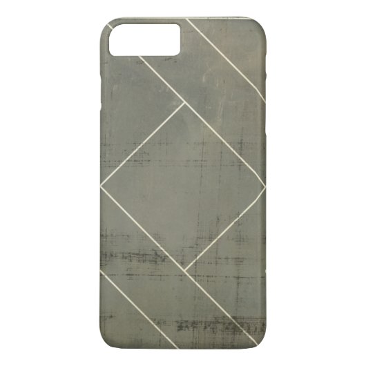 Abstracte blauwdruk met geometrische vormen Case-Mate iPhone case (Achterkant)