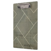 Abstracte blauwdruk met geometrische vormen klembord (Links)