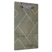 Abstracte blauwdruk met geometrische vormen klembord (Rechts)