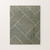 Abstracte blauwdruk met geometrische vormen legpuzzel (Verticaal)