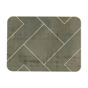 Abstracte blauwdruk met geometrische vormen magneet