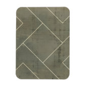 Abstracte blauwdruk met geometrische vormen magneet (Verticaal)