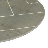 Abstracte blauwdruk met geometrische vormen snijplank (Hoek)