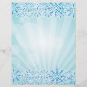 Abstracte blauwe achtergrond Vector Grafische snee Flyer (Voorkant)