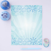 Abstracte blauwe achtergrond Vector Grafische snee Flyer (Enkel)